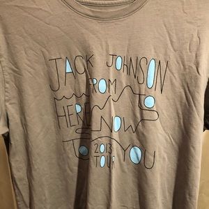 Jack johnson tshirt concert tour 2013 size L